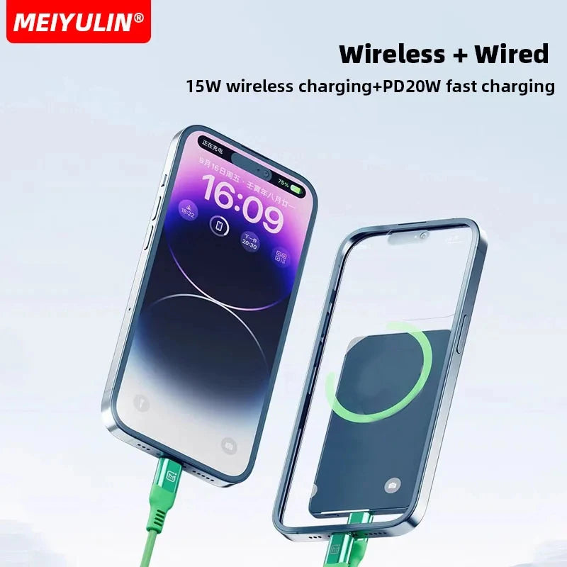 10000mAh Slim Magnetic Wireless Power Bank