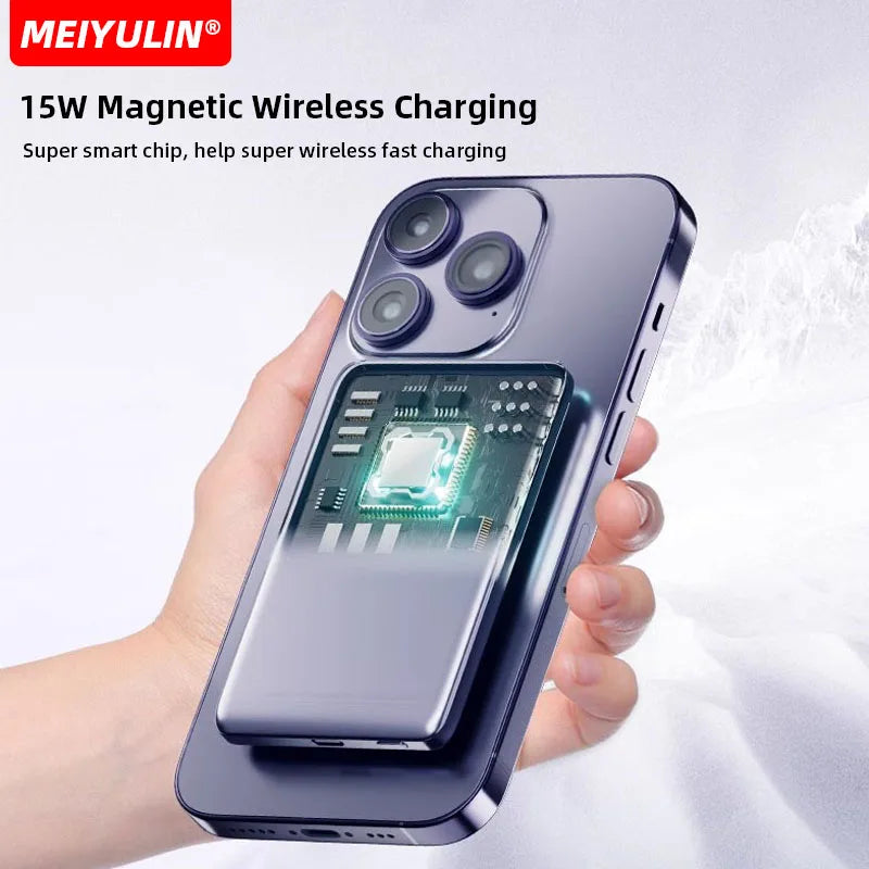 10000mAh Slim Magnetic Wireless Power Bank