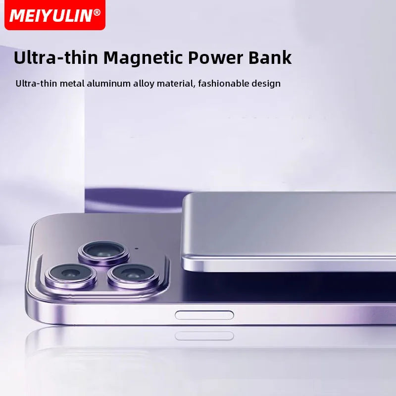 10000mAh Slim Magnetic Wireless Power Bank