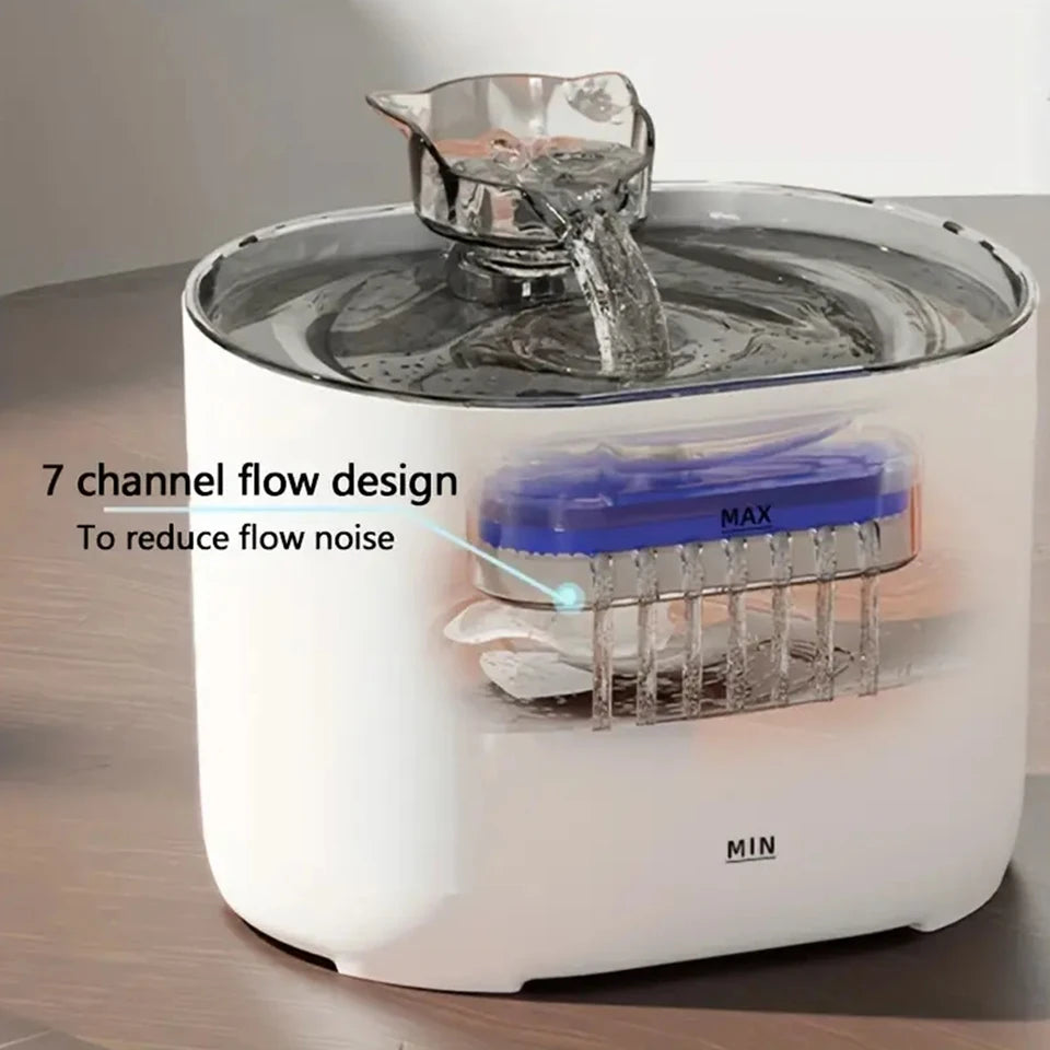 2.2L Ultra Quiet Cat Water Fountain Dispenser