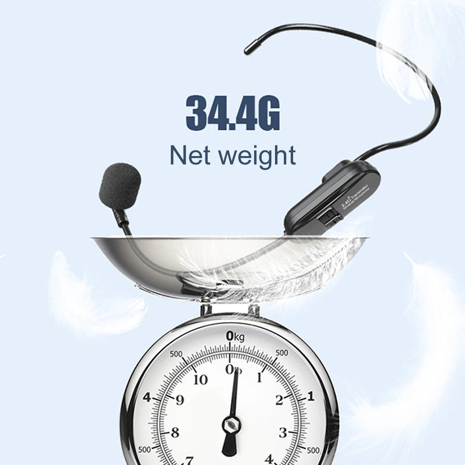 2.4G Wireless Headset Handheld Microphone System