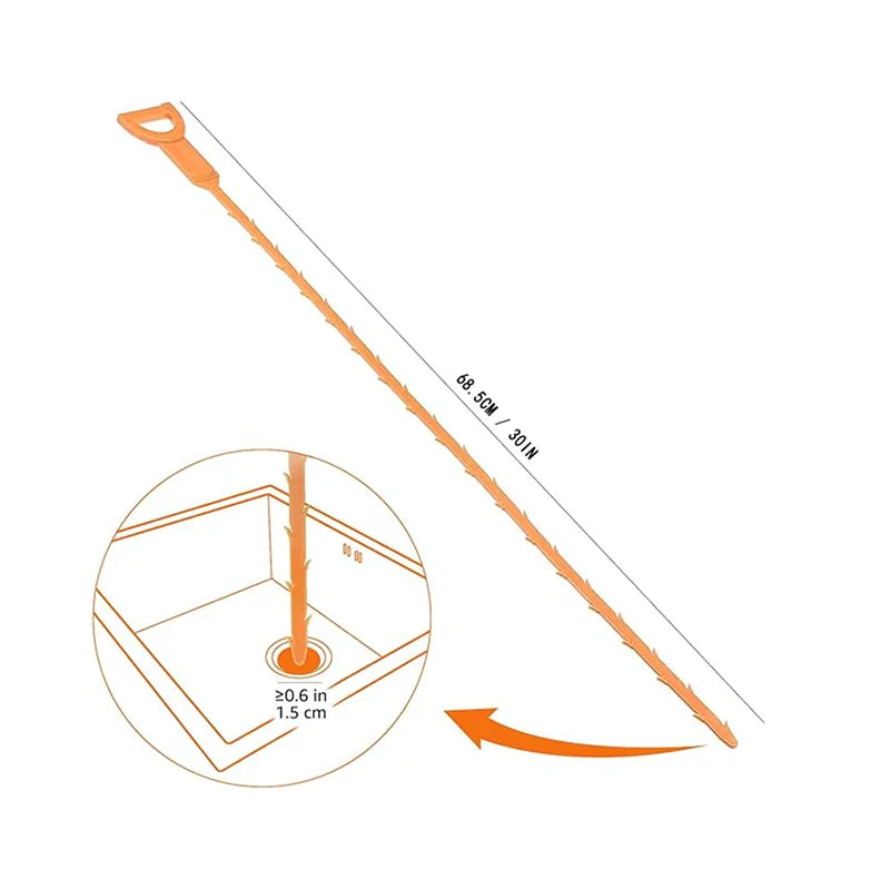 5 Piece Drain Clog Remover Set for Easy Cleaning