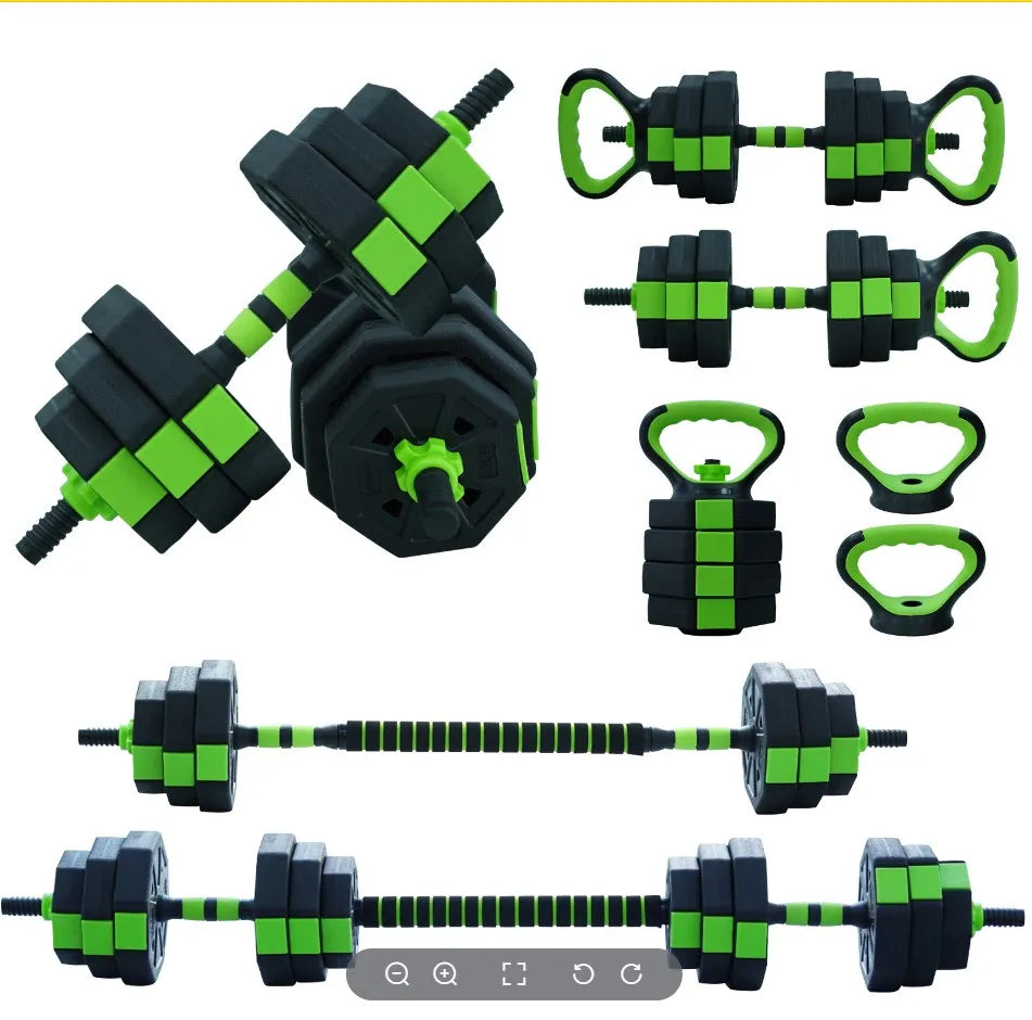 4 in 1 Adjustable Kettlebell and Dumbbell Set