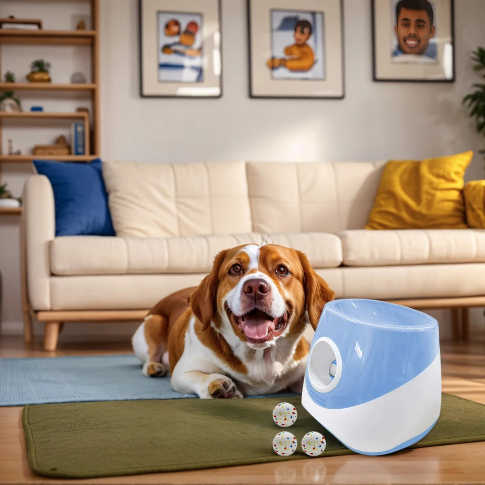 Automatic Dog Ball Thrower with Tennis Balls