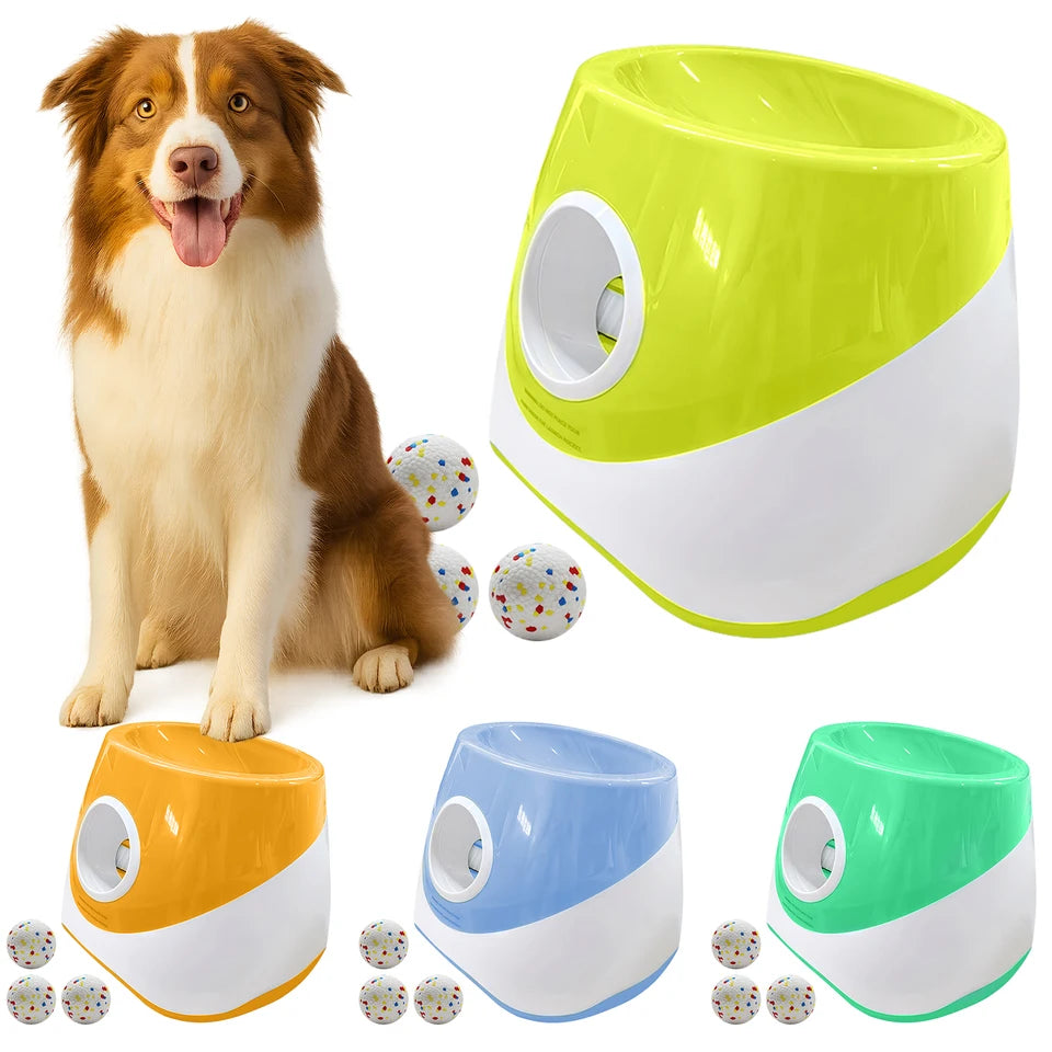 Automatic Dog Ball Thrower with Tennis Balls