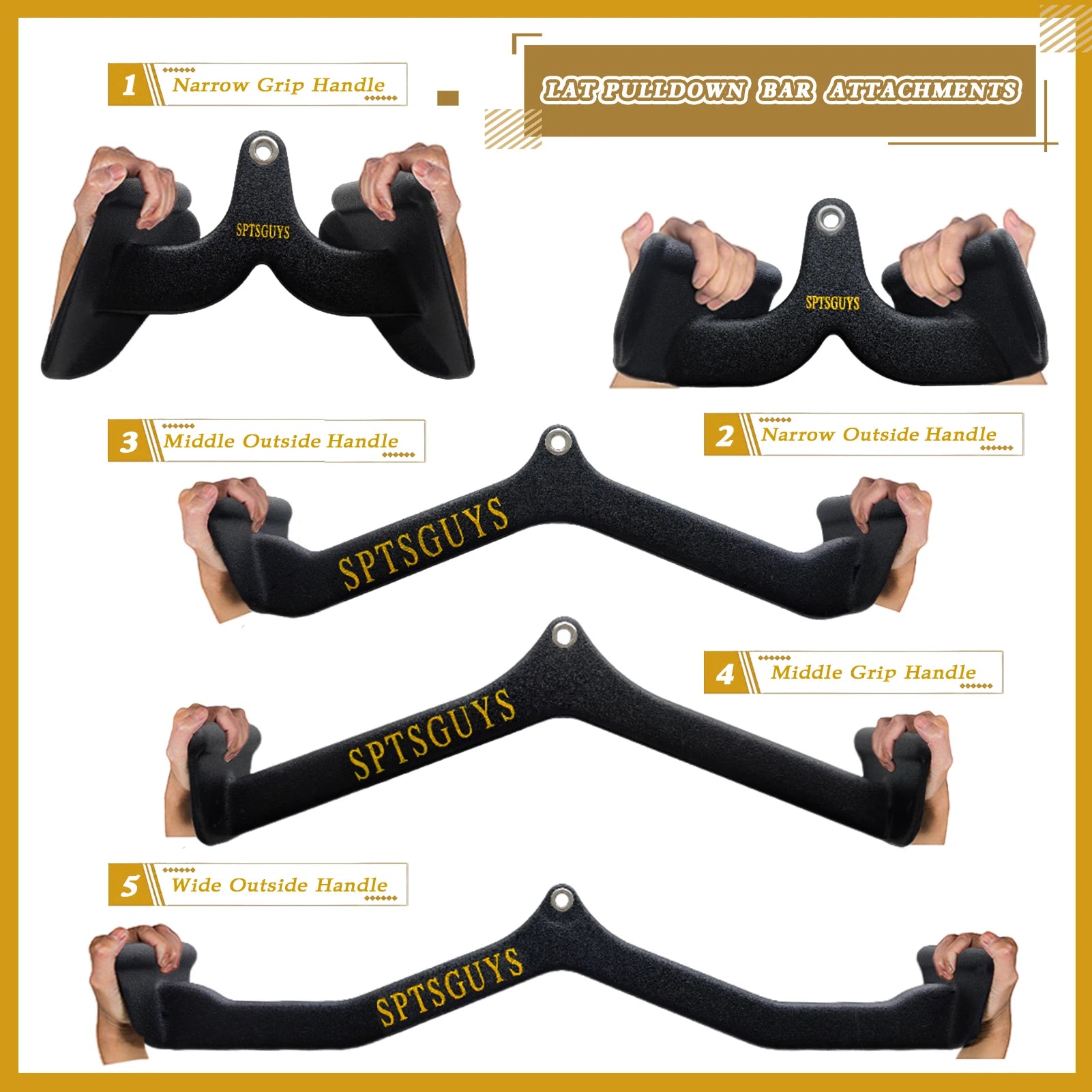 Heavy Duty Lat Pulldown Bar for Home Gym