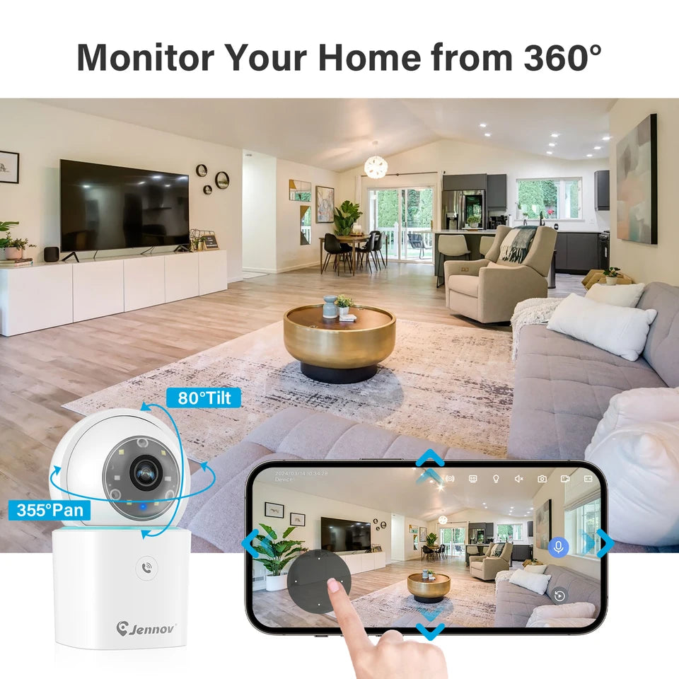 360 Degree Pet Camera WiFi Monitor for Home Security